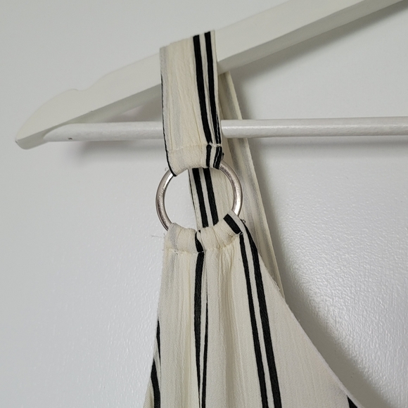 La Classe Couture Striped Wide Leg Jumpsuit Small Petite - Picture 4 of 9